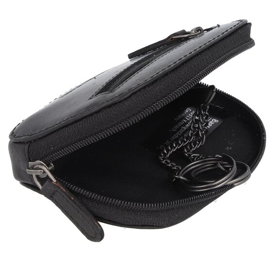 Greenburry Pure Black Schlüsseletui Leder 12 cm