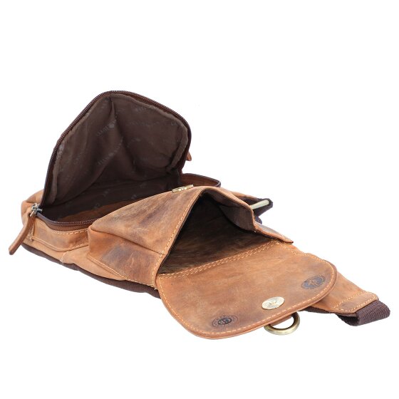 Greenburry Vintage Umhängetasche Leder 26 cm