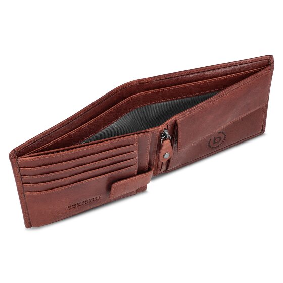 bugatti Valencia Geldbörse RFID Schutz Leder 12 cm