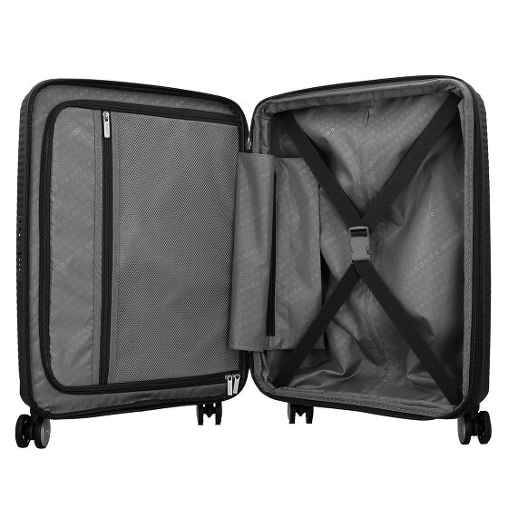 American Tourister Soundbox 4 Rollen Kabinentrolley 55 cm mit Dehnfalte