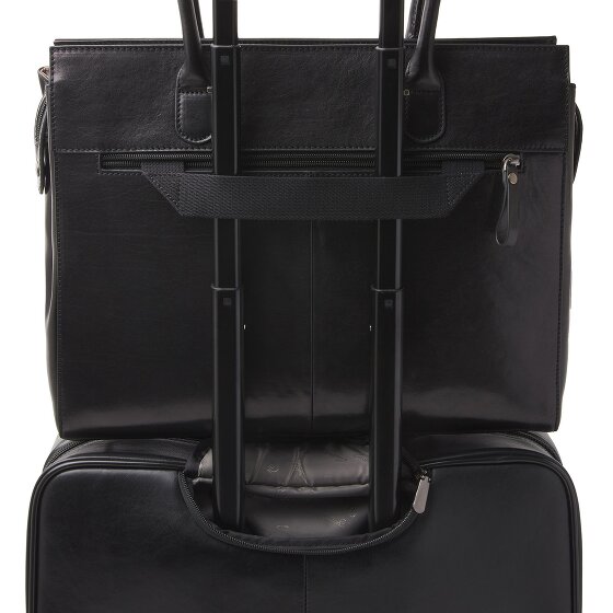 Castelijn & Beerens Ellen Schultertasche RFID Schutz Leder 40 cm Laptopfach