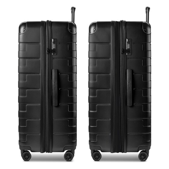 Tonino Lamborghini Milano 4-Rollen Trolley XL 83 cm Sondergrösse mit Dehnfalte