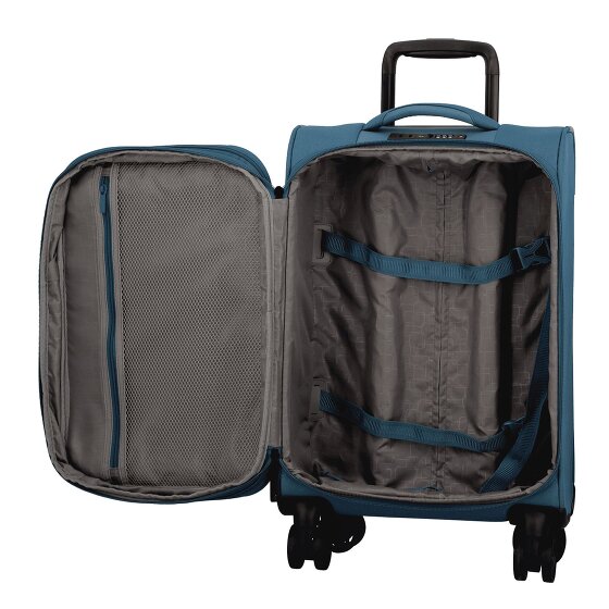 Jump Monthélys 4 Rollen Kabinentrolley 55 cm mit Dehnfalte