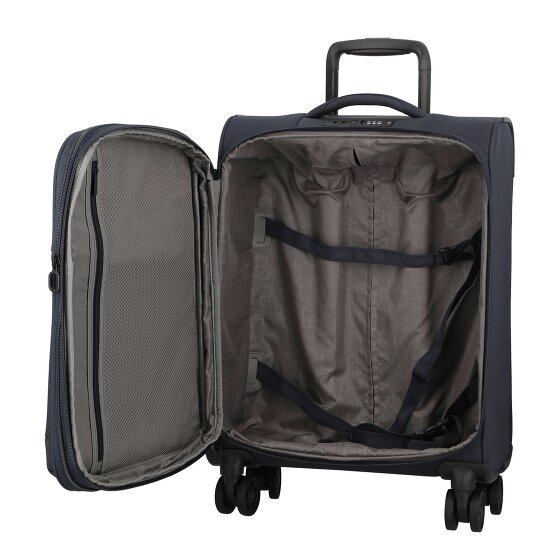 Jump Monthélys 4 Rollen Kabinentrolley 55 cm mit Dehnfalte