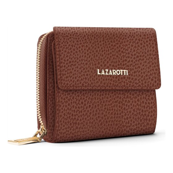 Lazarotti Bologna Leather Zip-Around Geldbörse Leder 12 cm
