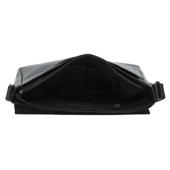 Greenburry Pure Black Messenger Leder 37 cm