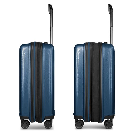 Redolz Essentials 14 4 Rollen Kabinentrolley 55 cm mit Dehnfalte
