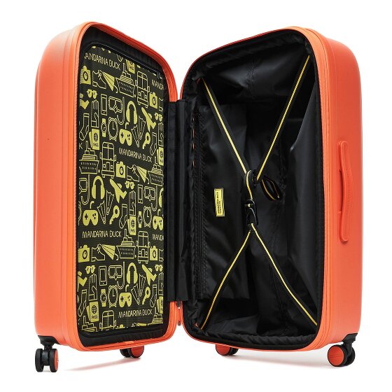 Mandarina Duck Logoduck + 4 Rollen Trolley L 75 cm