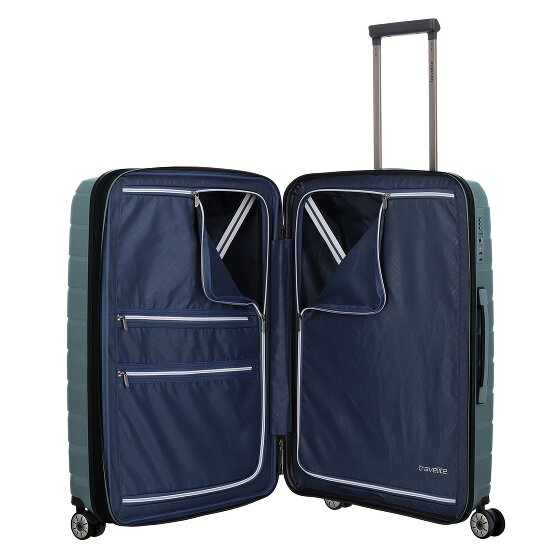 Travelite Air Base 4 Rollen Trolley 67 cm mit Dehnfalte