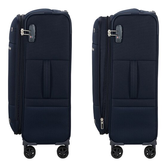 Samsonite Base Boost 4 Rollen Trolley 66 cm mit Dehnfalte