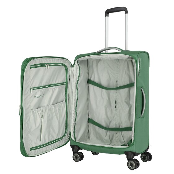 Travelite Miigo 4 Rollen Kofferset 3-teilig mit Dehnfalte
