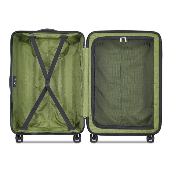 Jeep JH004C 4 Rollen Trolley 68 cm mit Dehnfalte Jeep JH004C 4 Rollen Trolley 68 cm mit Dehnfalte