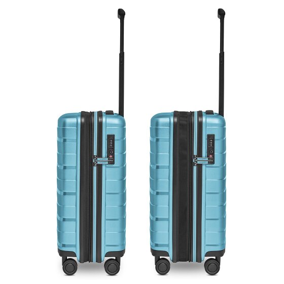 Bergpfeil Travel 4-Rollen Kabinentrolley S 55 cm mit Dehnfalte