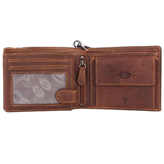 Greenburry Racing Collection Dallas Geldbörse RFID Leder 12,5 cm