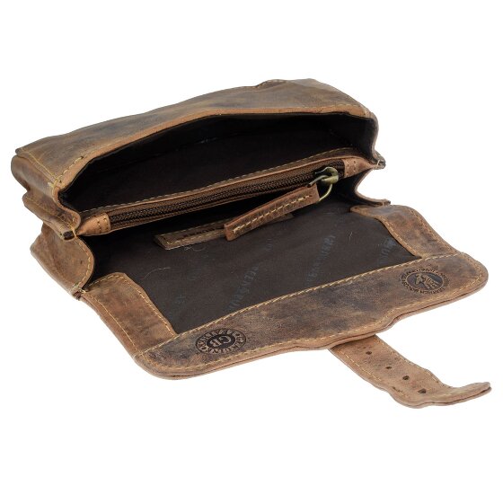 Greenburry Vintage Military Gürteltasche Leder 16 cm