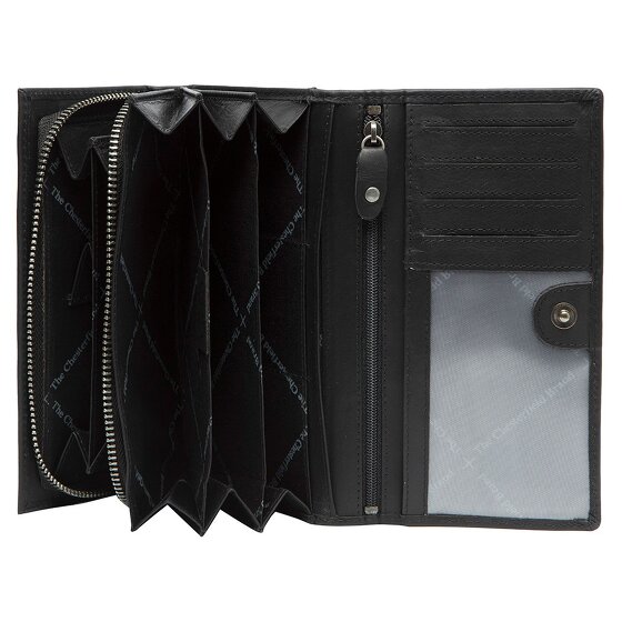 The Chesterfield Brand Wax Pull Up Geldbörse RFID Schutz Leder 18 cm