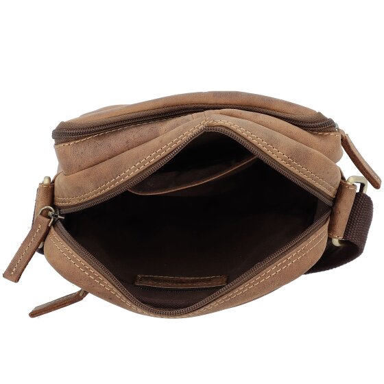 Greenburry Vintage Umhängetasche Leder 20 cm