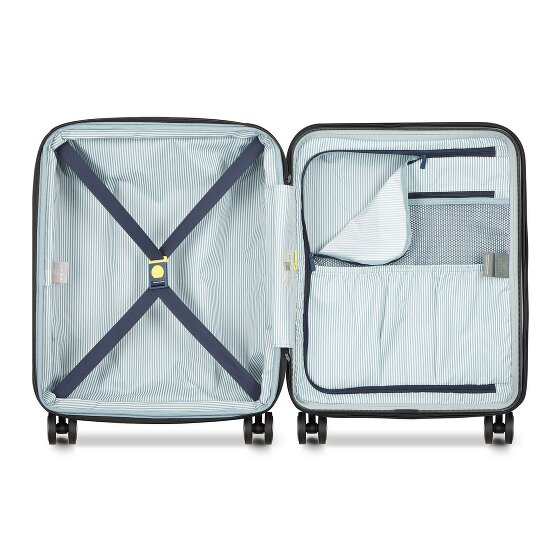 Delsey Paris Longitude 4 Rollen Kabinentrolley 55 cm mit Dehnfalte