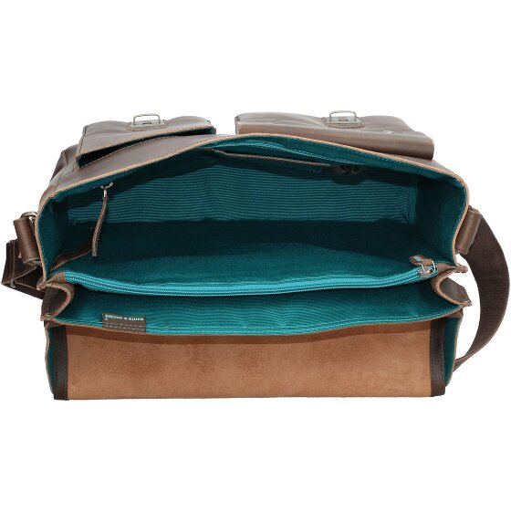 aunts & uncles Hunter Finn Aktentasche Leder 40 cm Laptopfach