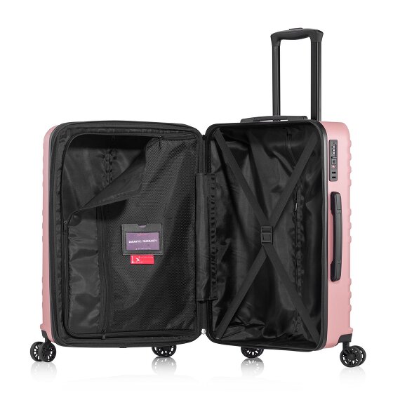 Pack Easy Mena 4 Rollen Trolley 64 cm mit Dehnfalte