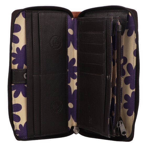 Greenburry Nappa Geldbörse RFID Schutz Leder 19.5 cm