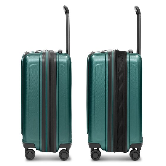 Redolz Essentials 14 4 Rollen Kabinentrolley S 55 cm Laptopfach mit Dehnfalte