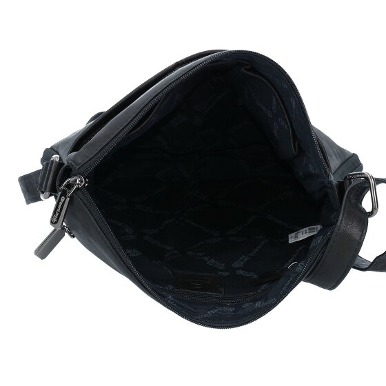 Greenland Nature Black Nappa Umhängetasche Leder 29 cm