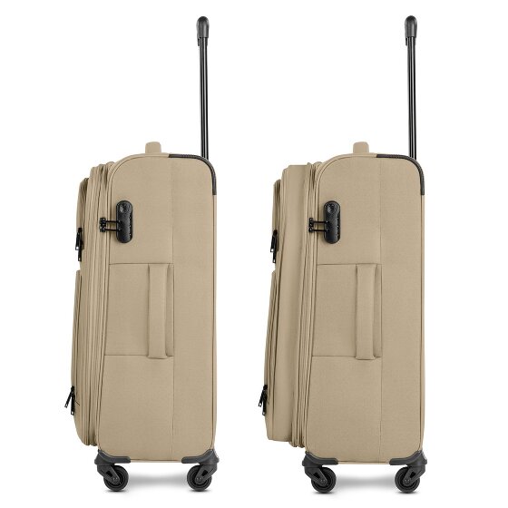 Smartbox Edition 04 4 Rollen Kofferset 3-teilig mit Dehnfalte