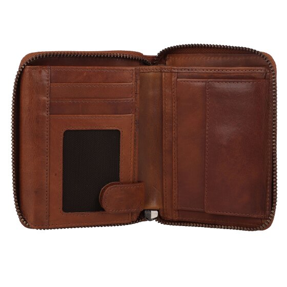 Greenburry Newport Geldbörse RFID Schutz Leder 10 cm