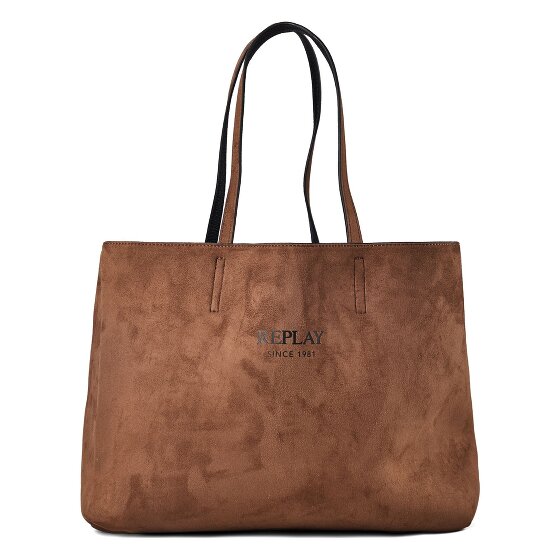 Replay Shopper Tasche Leder 36 cm