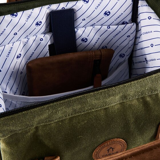 Cabaia Adventurer Waxed Cotton medium Daypack 41 cm Laptopfach