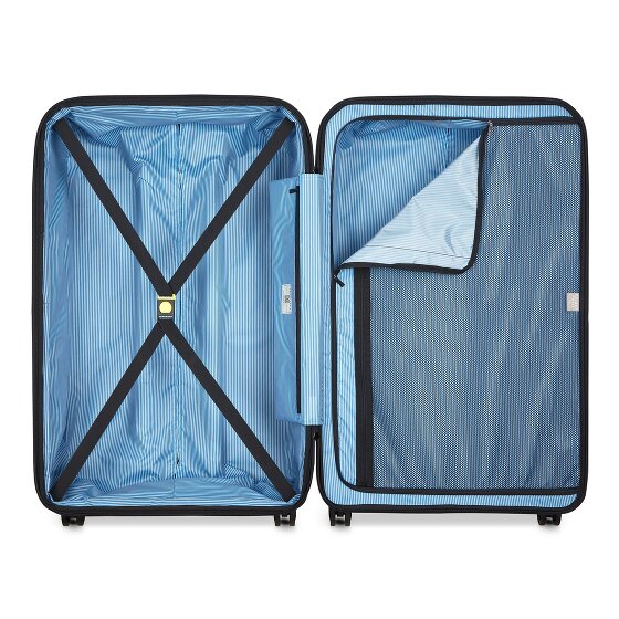 Delsey Paris Lutece Se 4 Rollen Trolley 68 cm mit Dehnfalte