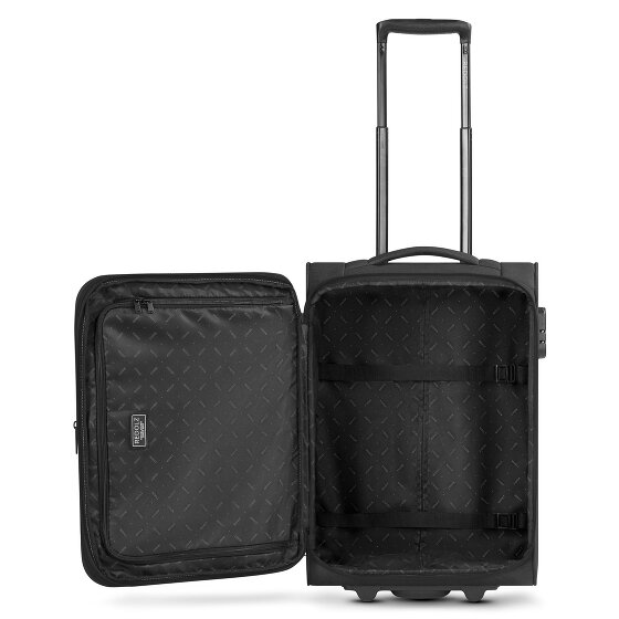 Redolz Essentials 12 2 Rollen Kabinentrolley S 55 cm mit Dehnfalte