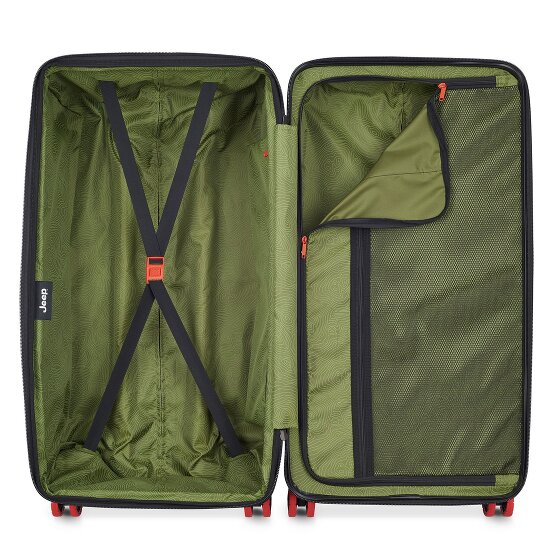 Jeep JH002B 4 Rollen Trolley 80 cm mit Dehnfalte