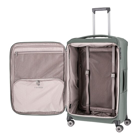Travelite Priima 4 Rollen Trolley 79 cm mit Dehnfalte