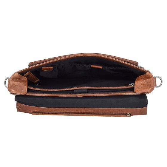 Plevier 400er Serie Aktentasche Leder 40 cm Laptopfach