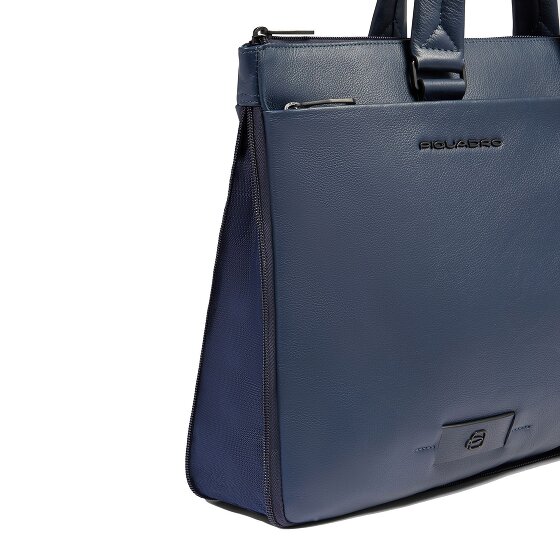 Piquadro Russel Aktentasche RFID Schutz Leder 42 cm Laptopfach