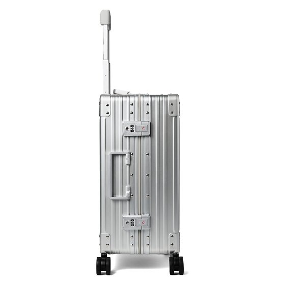 Aleon Traveler Domestic 4-Rollen Kabinentrolley Aluminium 55 cm