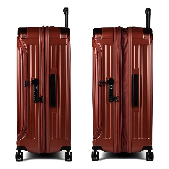 Piquadro PQ-Light 4 Rollen Trolley 78 cm mit Dehnfalte