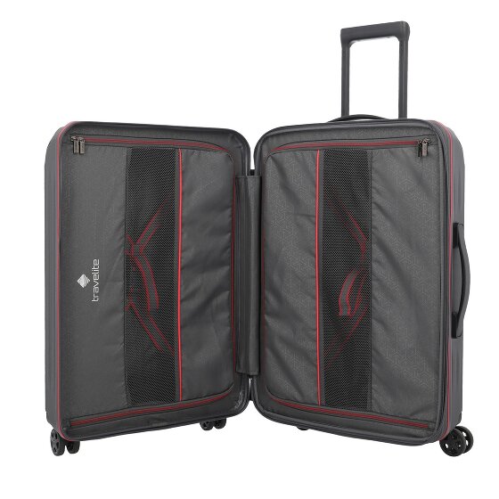 Travelite Dynamiic 4 Rollen Trolley 66 cm mit Dehnfalte