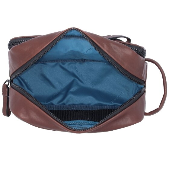 Piquadro Harper Kulturbeutel Leder 23 cm