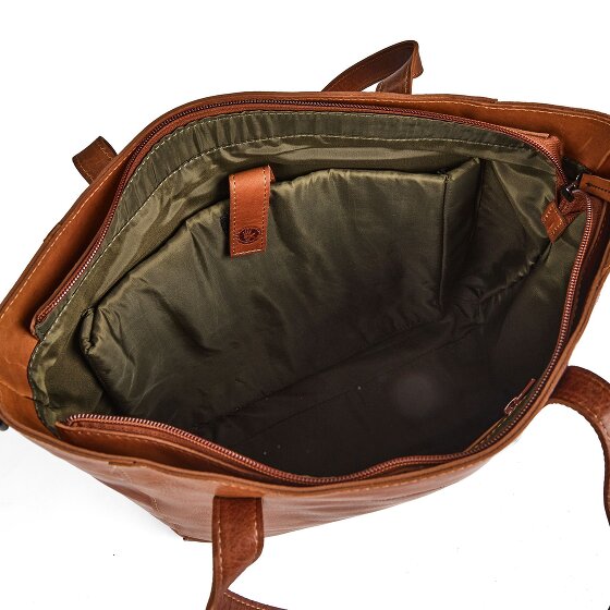 Greenburry Newport Schultertasche Leder 33 cm Laptopfach