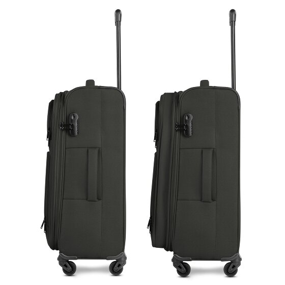 Smartbox Edition 04 4 Rollen Kofferset 3-teilig mit Dehnfalte