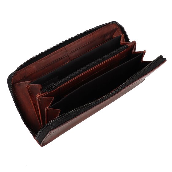 Greenburry Destressed Geldbörse RFID Schutz Leder 19 cm