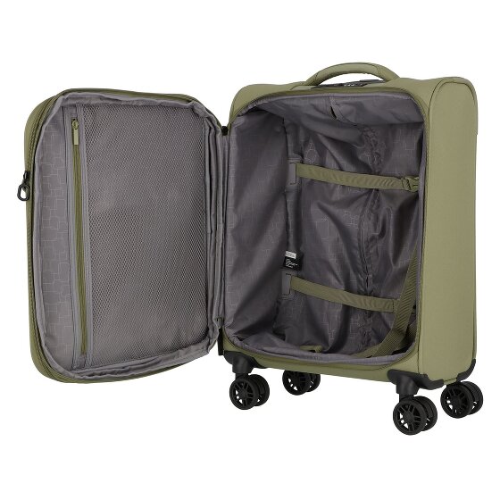 Jump Monthélys 4 Rollen Kabinentrolley 55 cm mit Dehnfalte