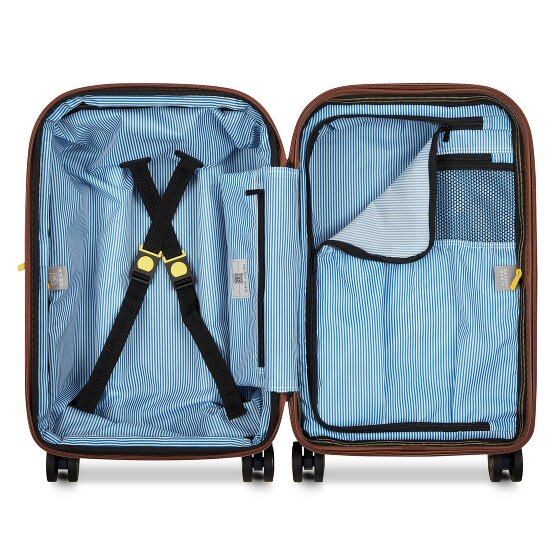 Delsey Paris Carrousel 2 4 Rollen Kabinentrolley 55 cm mit Dehnfalte