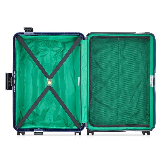 Delsey Paris x United Colors of Benetton Color Block Hardside 4-Rollen Trolley 67 cm