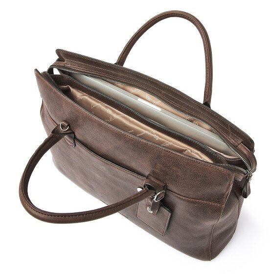 Castelijn & Beerens Carisma Shopper Tasche RFID Schutz Leder 41 cm Laptopfach