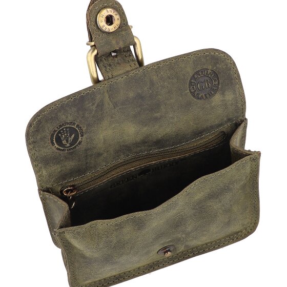 Greenburry Vintage Gürteltasche Leder 13 cm