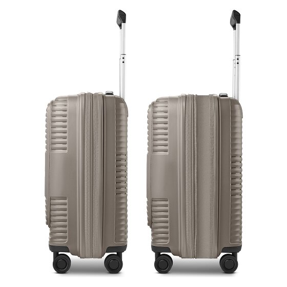Redolz Essentials 17 2.0 4 Rollen Kabinentrolley 55 cm Laptopfach mit Dehnfalte